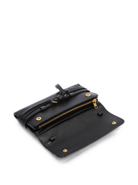 Moschino Women Tie Me Leather Wallet