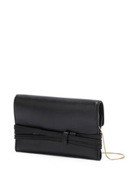 Moschino Women Tie Me Leather Wallet