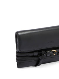 Moschino Women Tie Me Leather Wallet