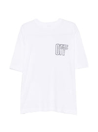 Off-White Men Motion Arrow Skate Cotton T-Shirt