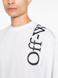 Off-White Men Vertical Bookish Skate Cotton T-Shirt