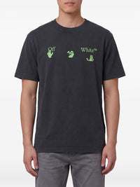 Off-White Men Bacco Arrow Skate Cotton T-Shirt