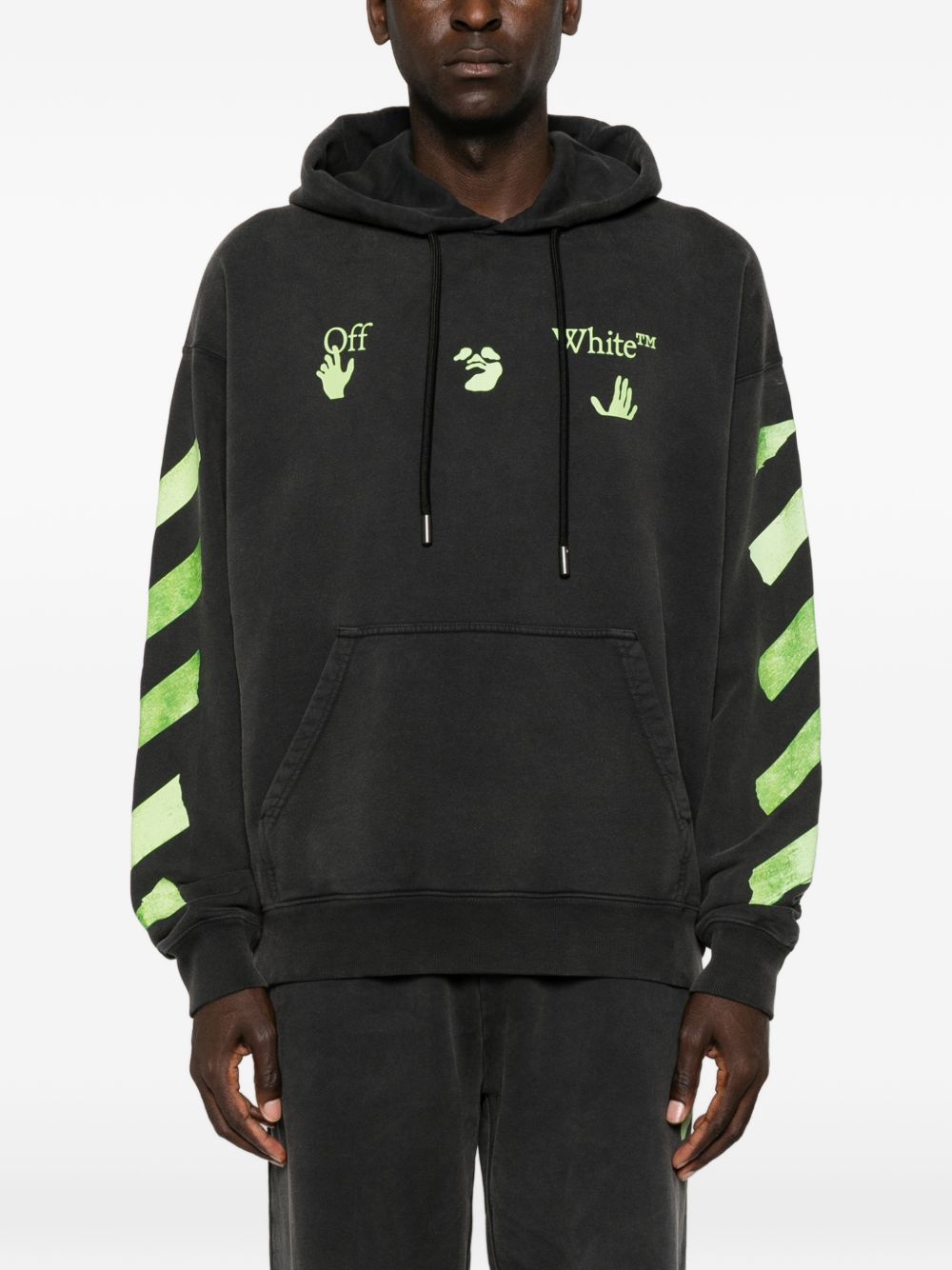 OFF-WHITE Off-White Men Bacco Arrow Skate Cotton Hoodie