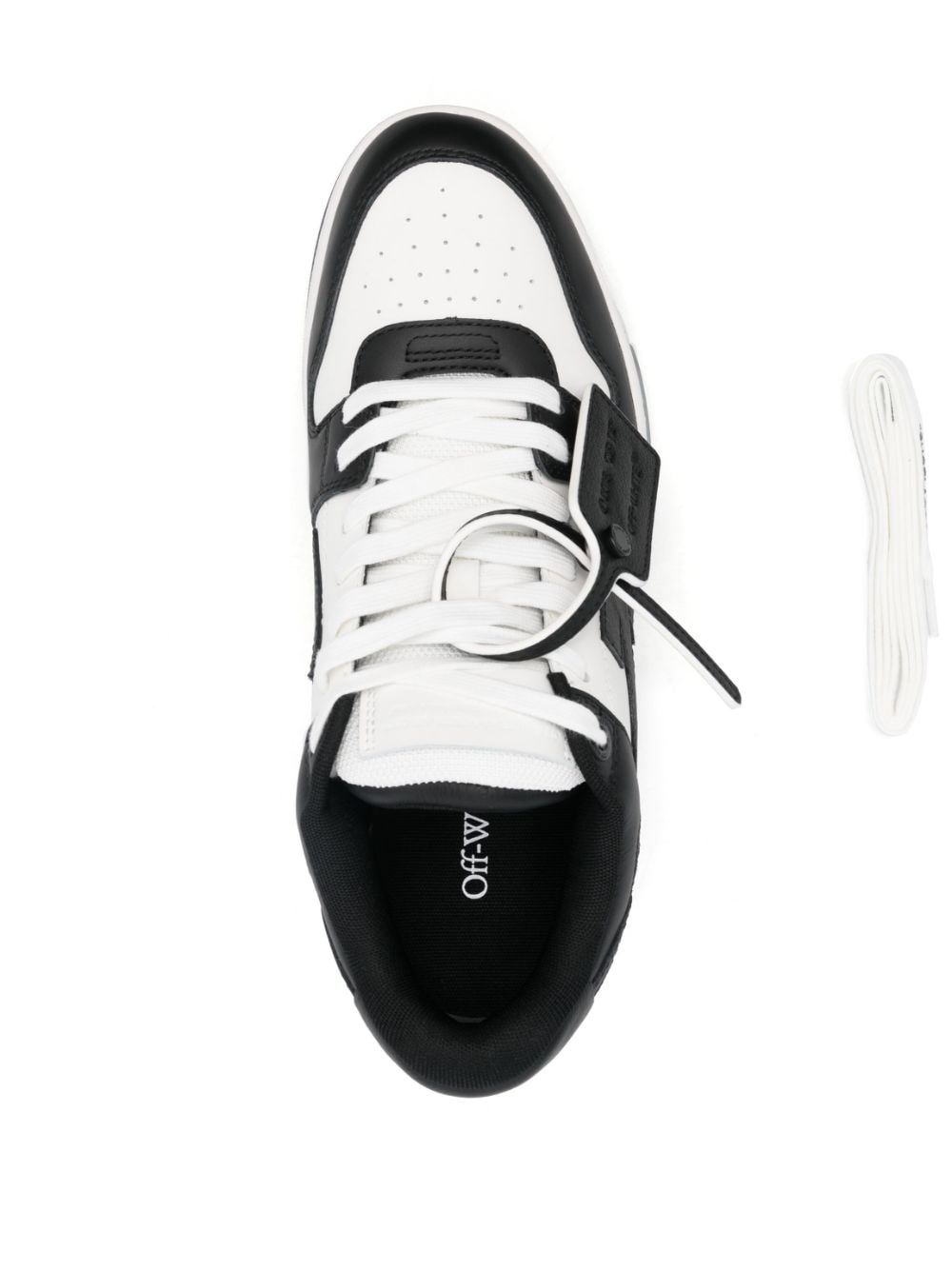 Off-White Men Out Of Office Leather Sneakers