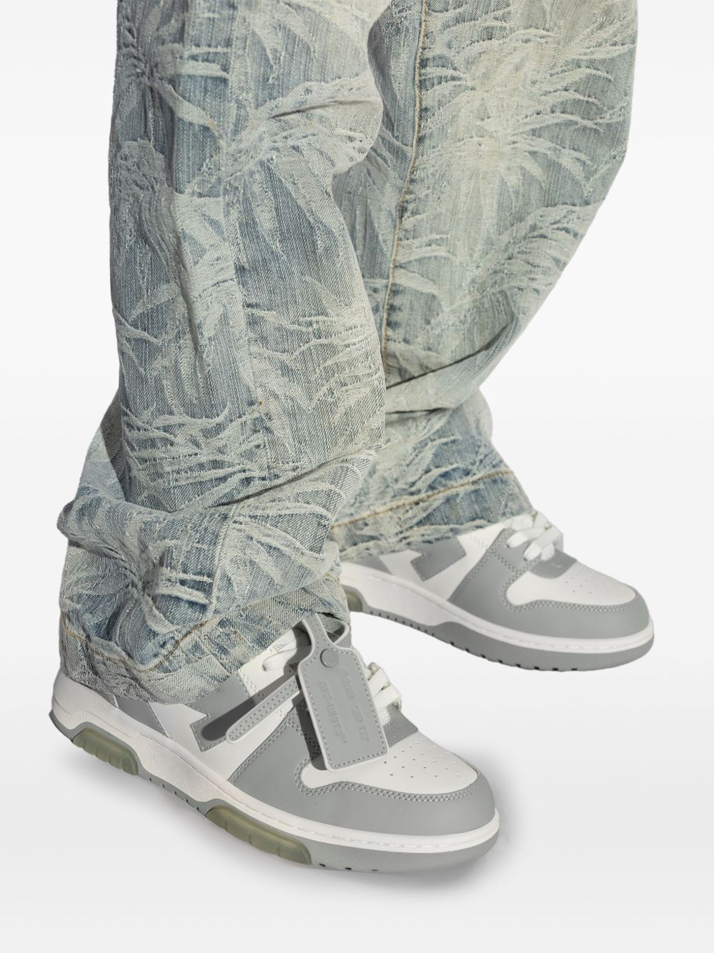 Off-White Women Out Of Office Leather Sneakers