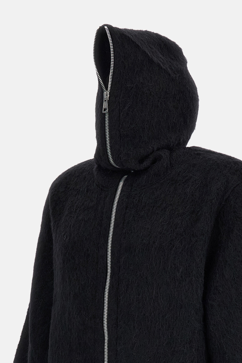 Our Legacy Men Full Zip Wool Hood