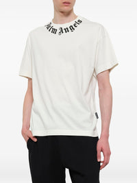 Palm Angels Men Logo Cotton T-Shirt