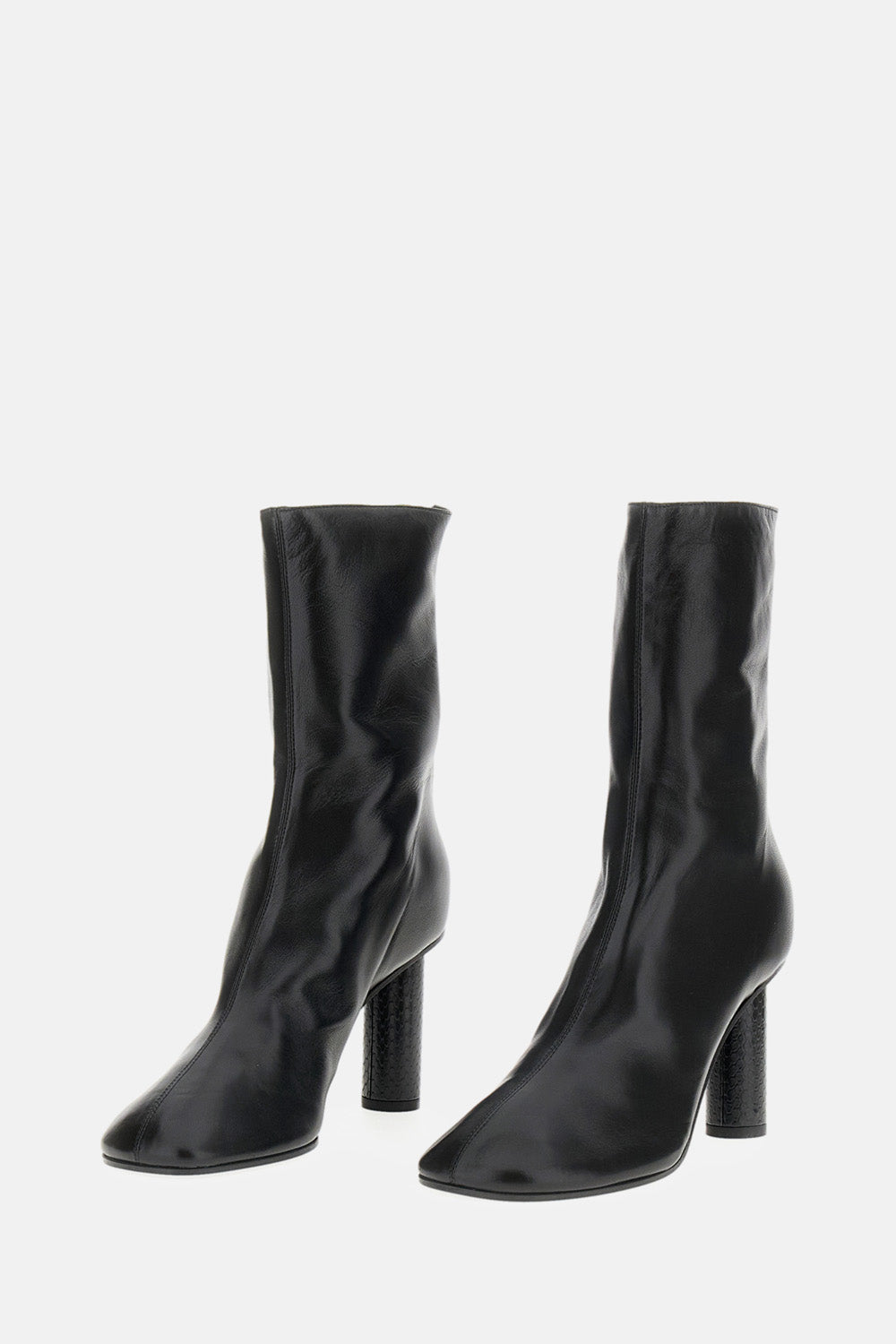Paris Texas Paris Texas Women Alice Nappa Ankle Boots With Python Print Detail