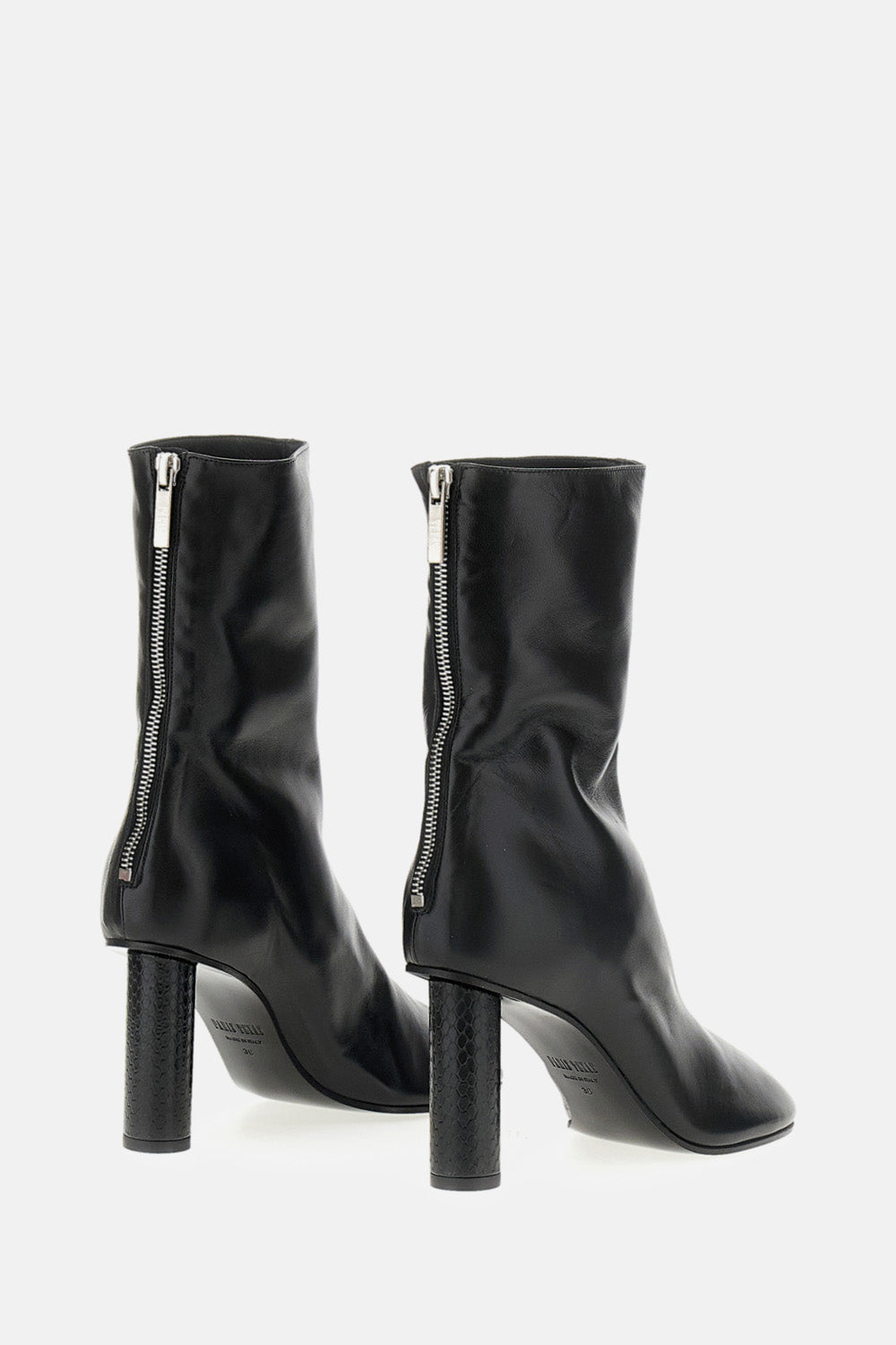 Paris Texas Paris Texas Women Alice Nappa Ankle Boots With Python Print Detail