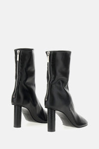 Paris Texas Paris Texas Women Alice Nappa Ankle Boots With Python Print Detail