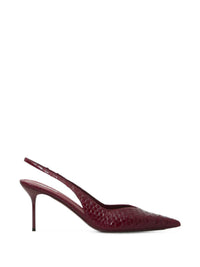 Paris Texas Women Lidia Leather Slingback Pumps