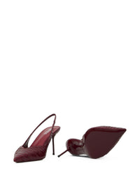 Paris Texas Women Lidia Leather Slingback Pumps