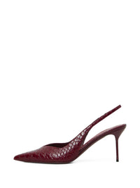 Paris Texas Women Lidia Leather Slingback Pumps