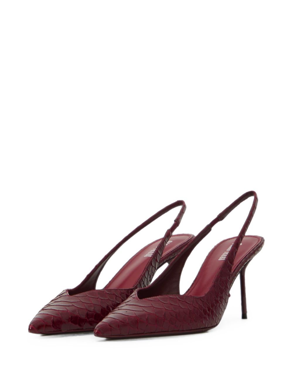 Paris Texas Women Lidia Leather Slingback Pumps