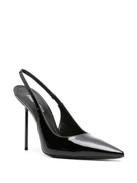 Paris Texas Women Lidia Patent Leather Slingback Pumps
