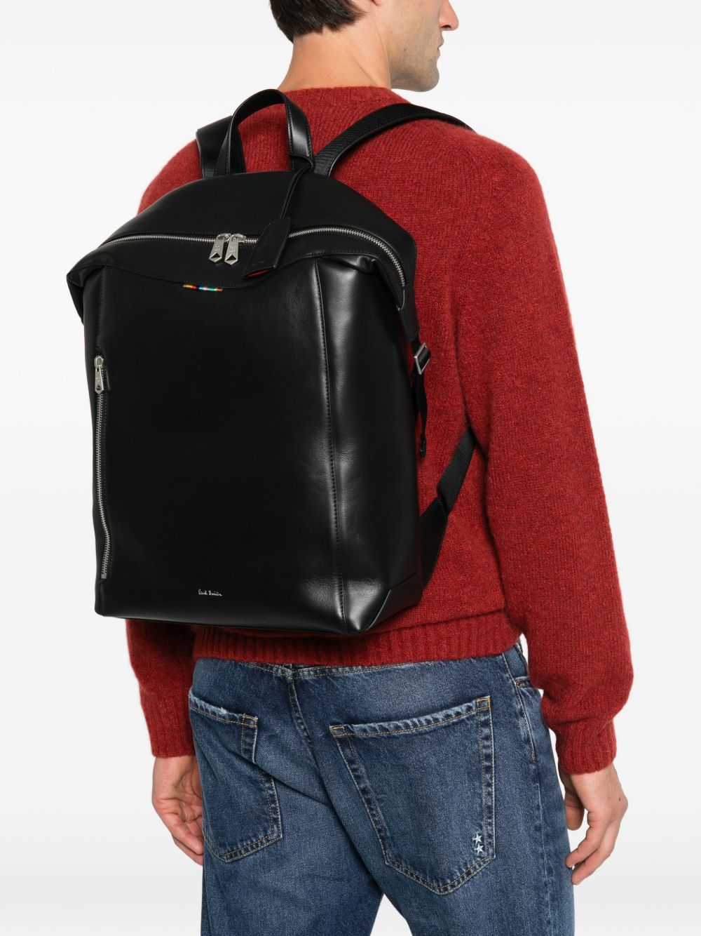 PAUL SMITH Paul Smith Men Leather Duffle Backpack