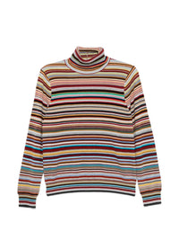 Paul Smith Women Signature Stripe Roll Neck Sweater