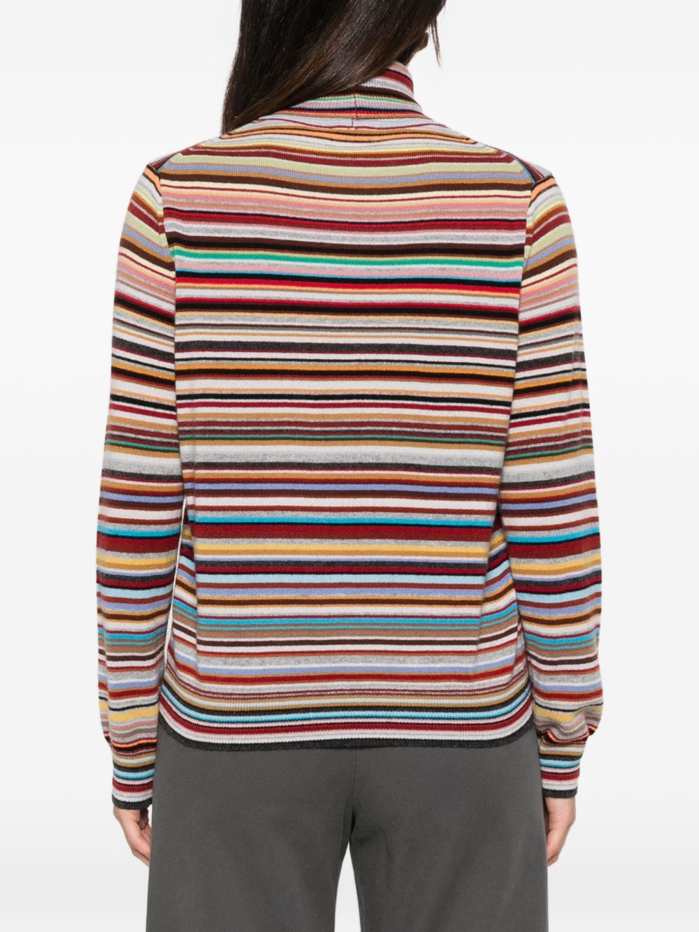 Paul Smith Women Signature Stripe Roll Neck Sweater