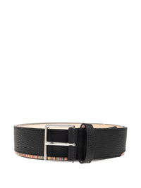 Paul Smith Men Signature Stripe Leather Belt
