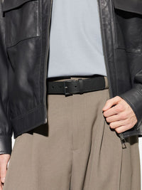 Paul Smith Men Signature Stripe Leather Belt