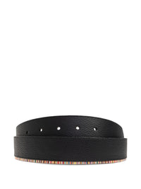 Paul Smith Men Signature Stripe Leather Belt