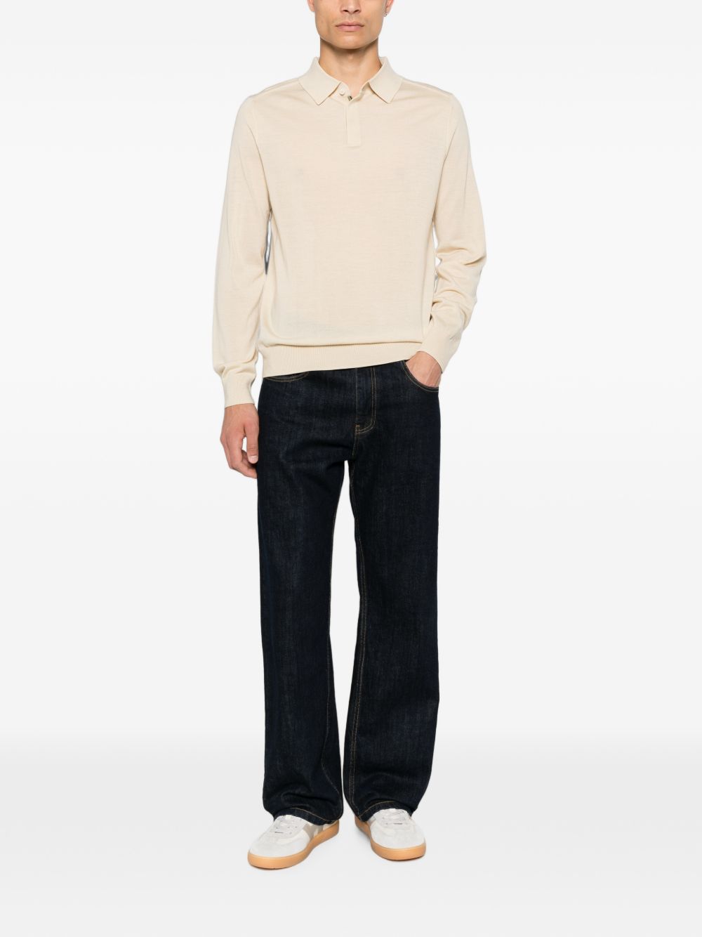Paul Smith Men Wool Polo Shirt