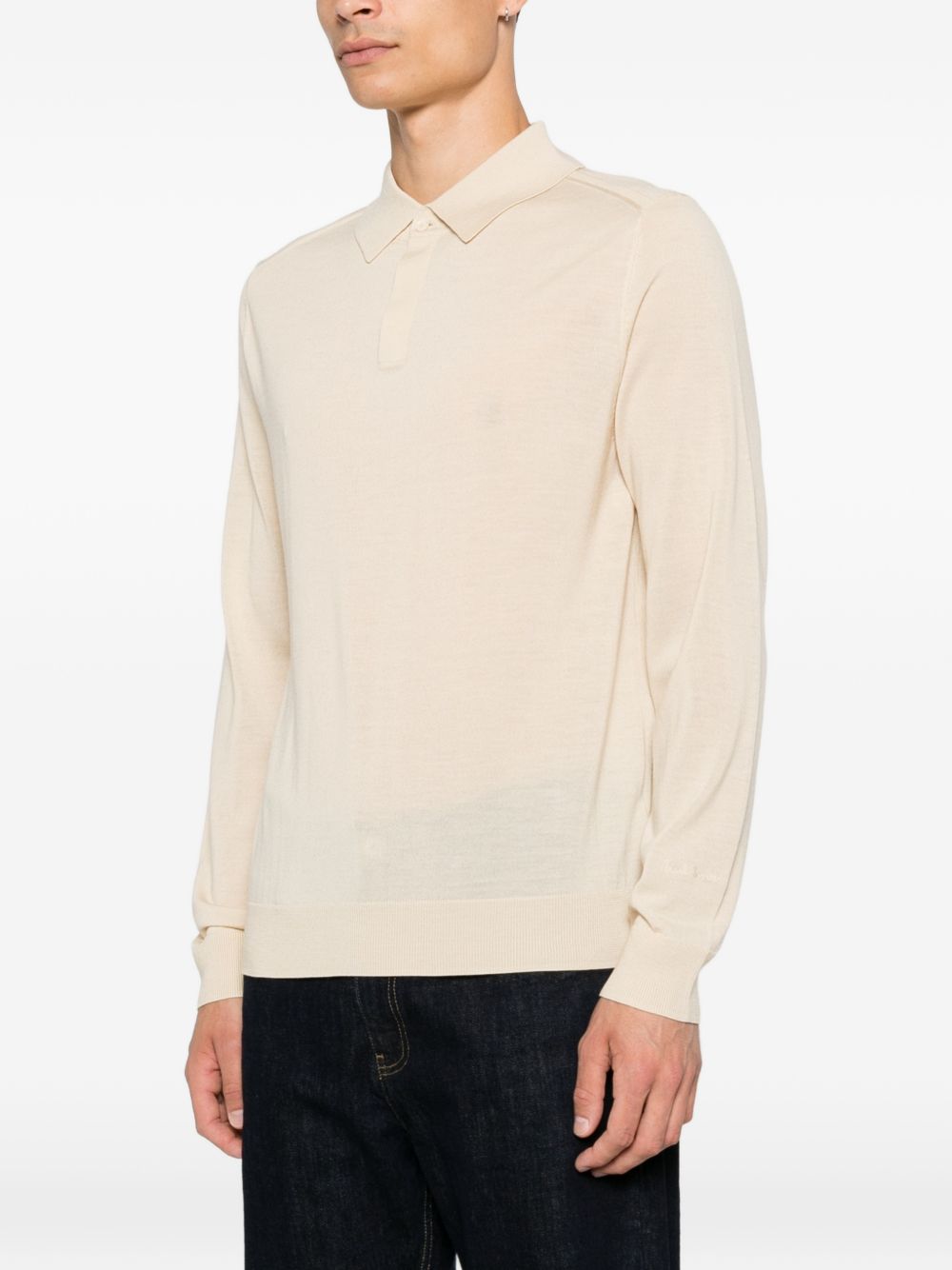 Paul Smith Men Wool Polo Shirt