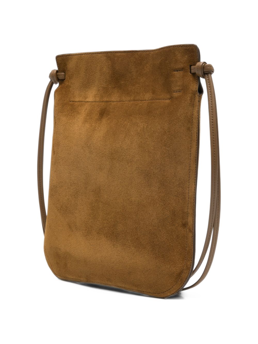 Phoebe Philo Women Gig Tie Pouch Leather Shoulder Bag