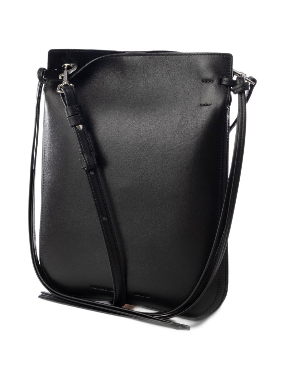 Phoebe Philo Women Gig Tie Pouch Leather Shoulder Bag