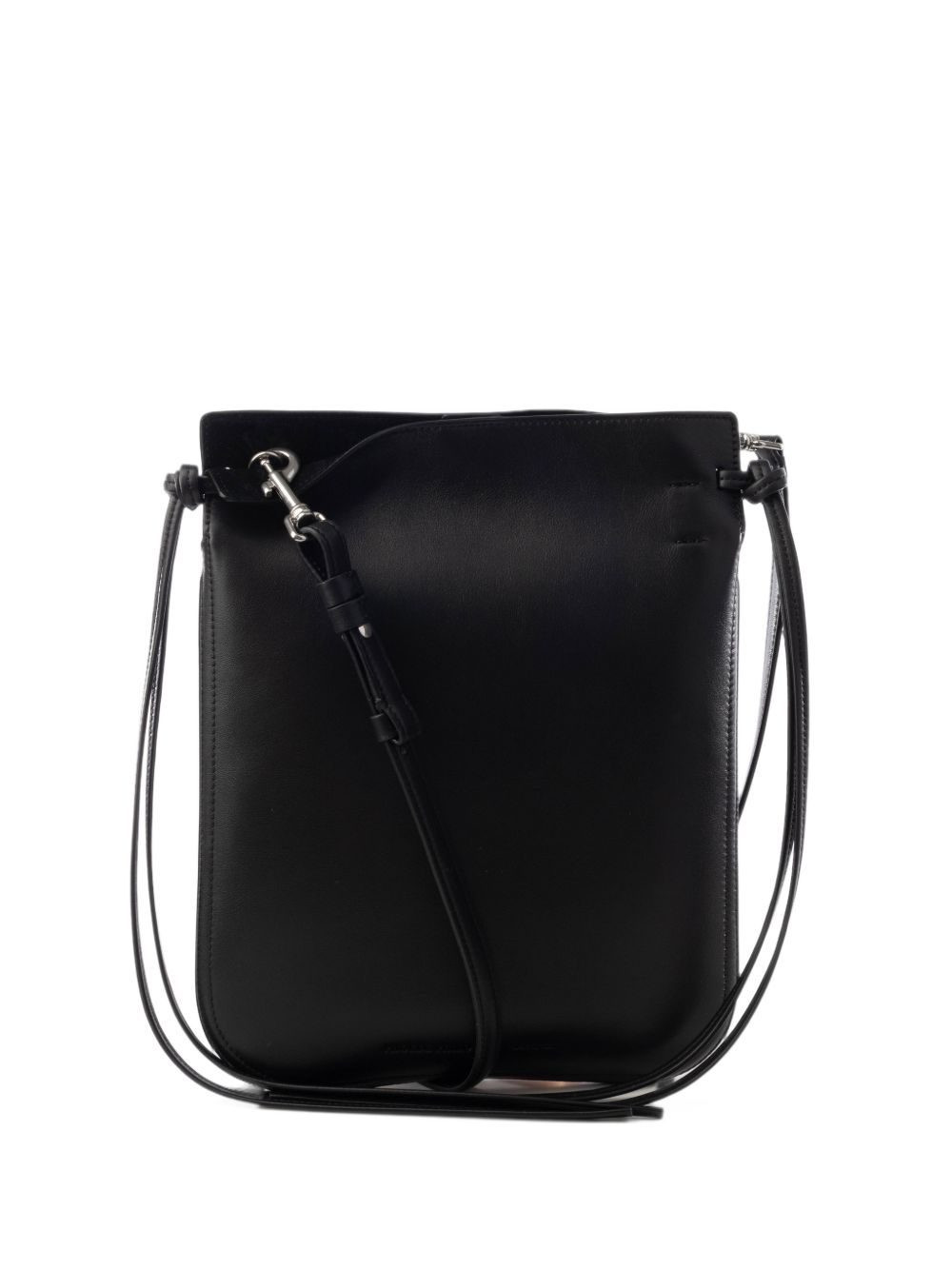 Phoebe Philo Women Gig Tie Pouch Leather Shoulder Bag