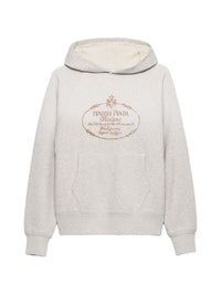 Prada Women Logo Cotton Hoodie