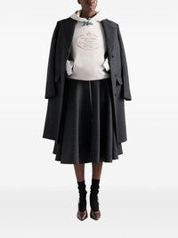 Prada Women Logo Cotton Hoodie