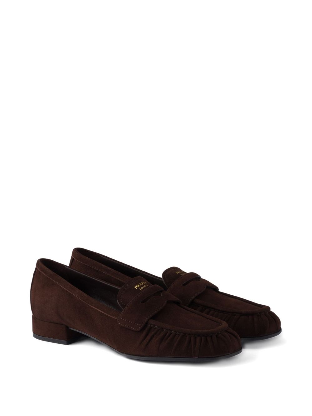 Prada Women Leahter Loafers
