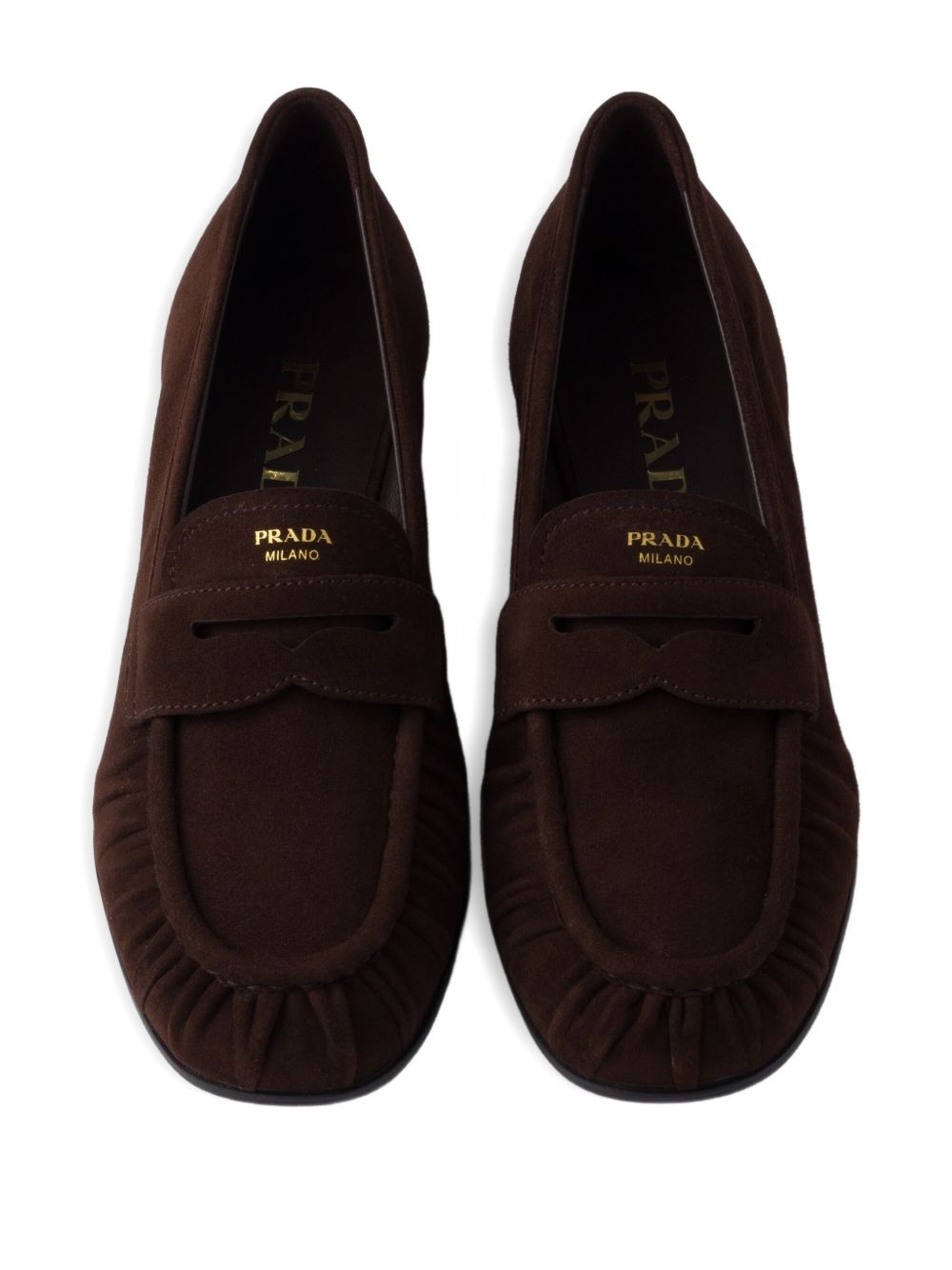Prada Women Leahter Loafers