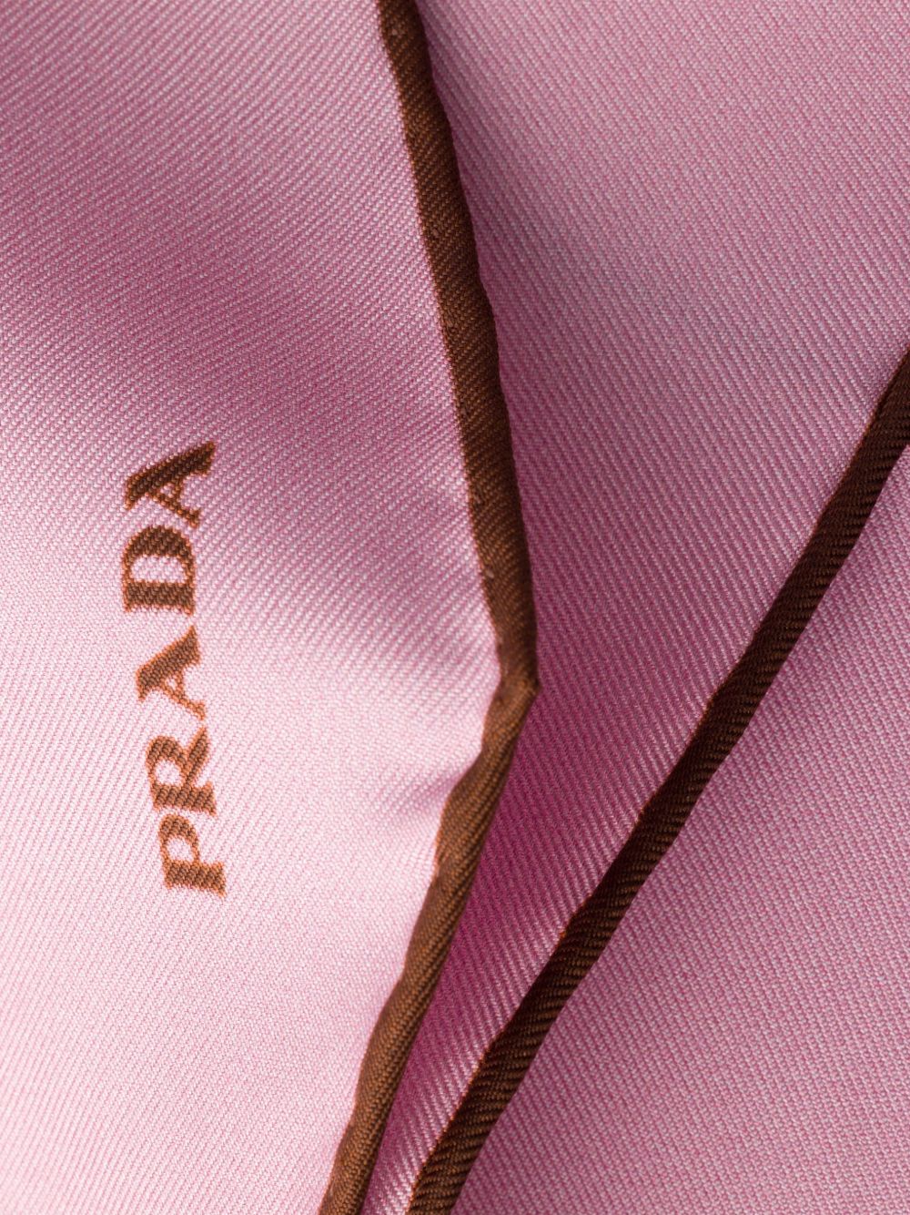 Prada Women Printed Twill Foulard