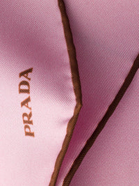 Prada Women Printed Twill Foulard