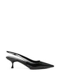 Prada Women Leather Slingback Pumps