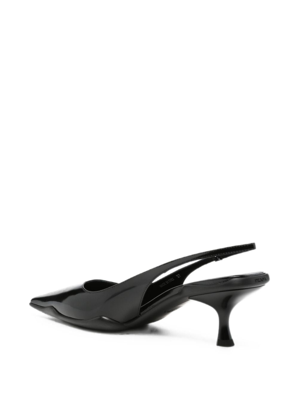 Prada Women Leather Slingback Pumps