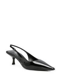 Prada Women Leather Slingback Pumps