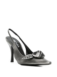 PRADA Prada Women Leather Slingback Pumps