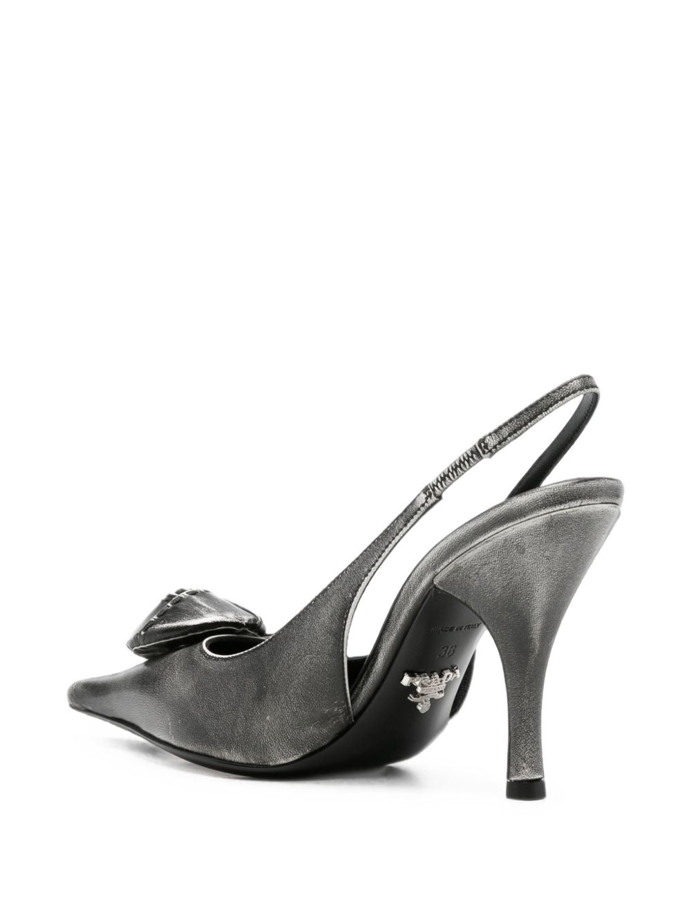 PRADA Prada Women Leather Slingback Pumps