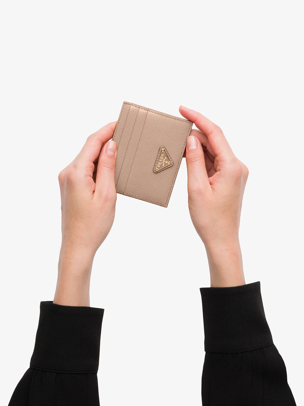 Prada Women Leather Credit Card Case