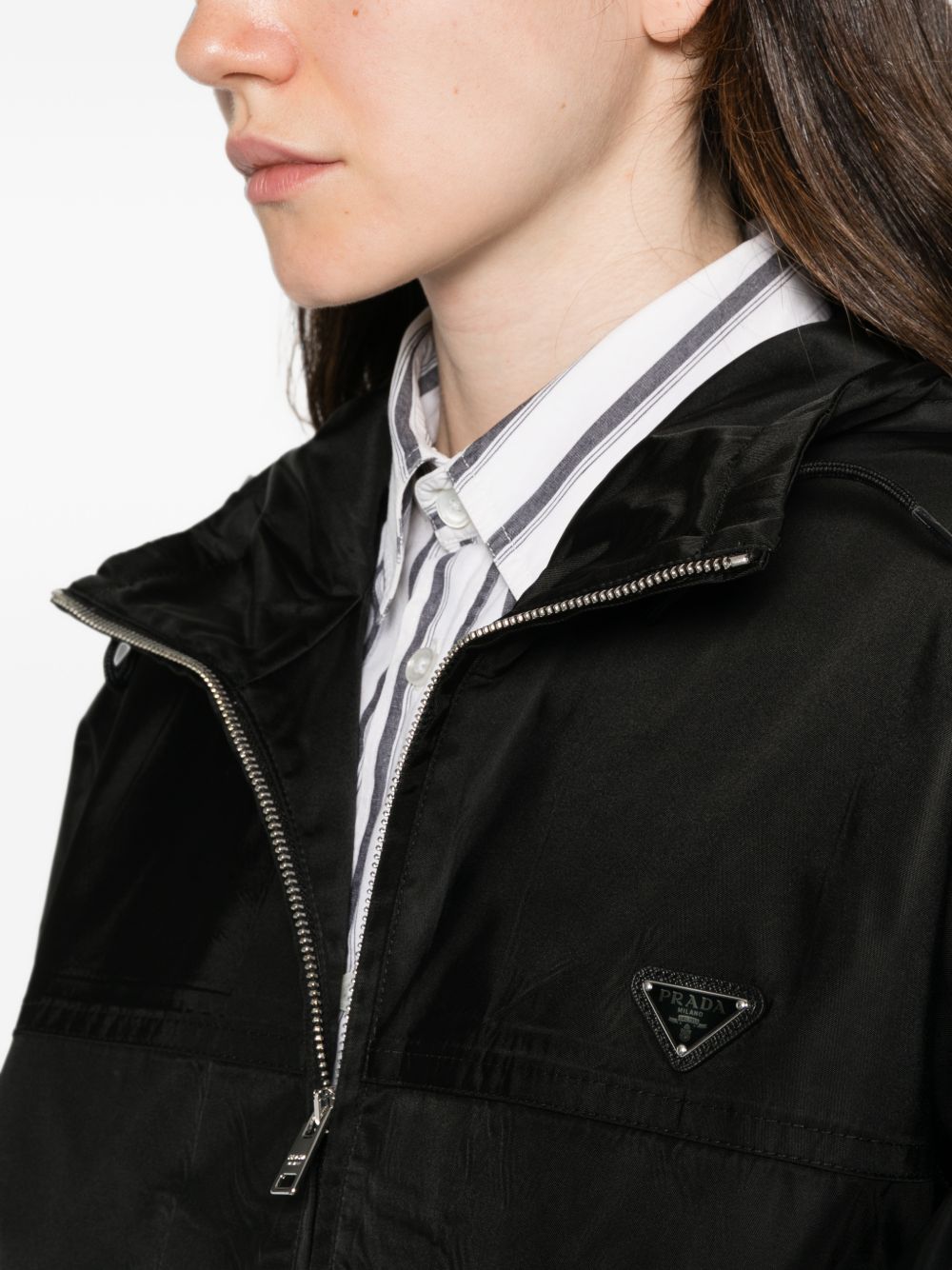 Prada Women Re-Nylon Raincoat
