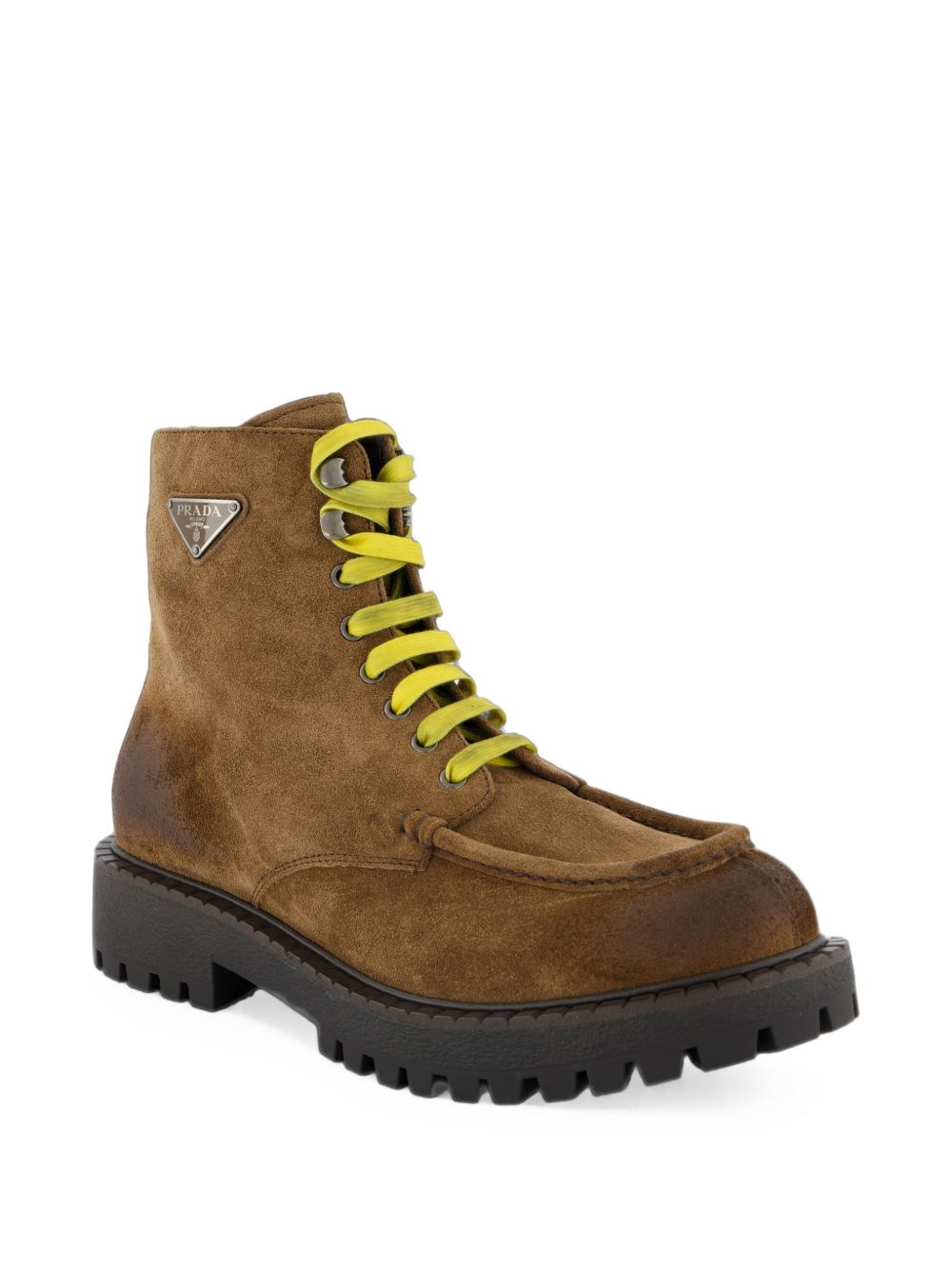 Prada Men Leather Boots