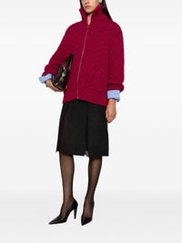Prada Women Wool Midi Skirt