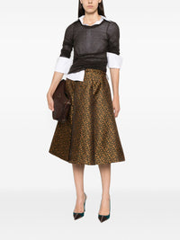 Prada Women Duchesse Midi Skirt