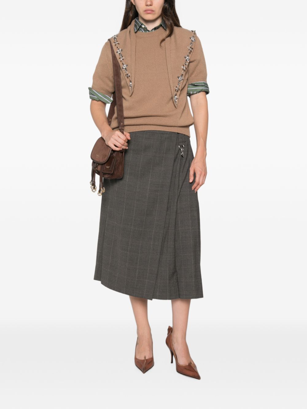 Prada Women Cashmere Crewneck Sweater