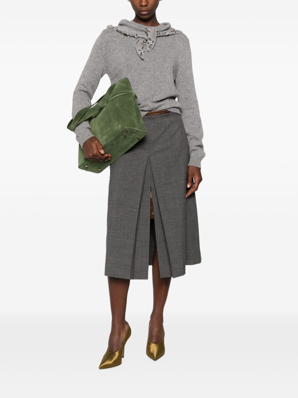 Prada Women Cashmere Crewneck Sweater