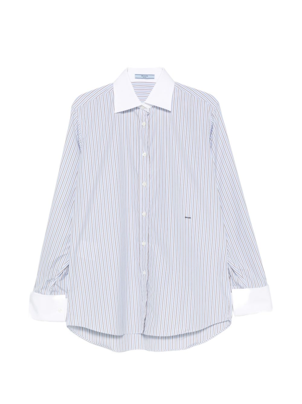 PRADA Prada Women Striped Cotton Shirt