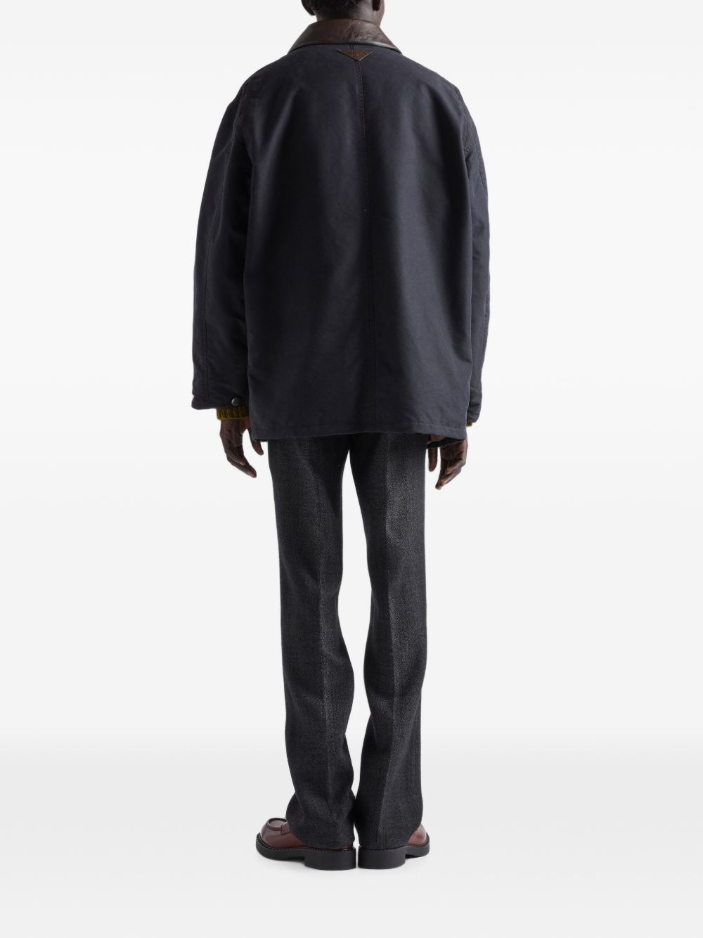 Prada Men Canvas Padded Jacket
